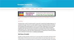 Desktop Screenshot of kundaliniawakening.org.uk